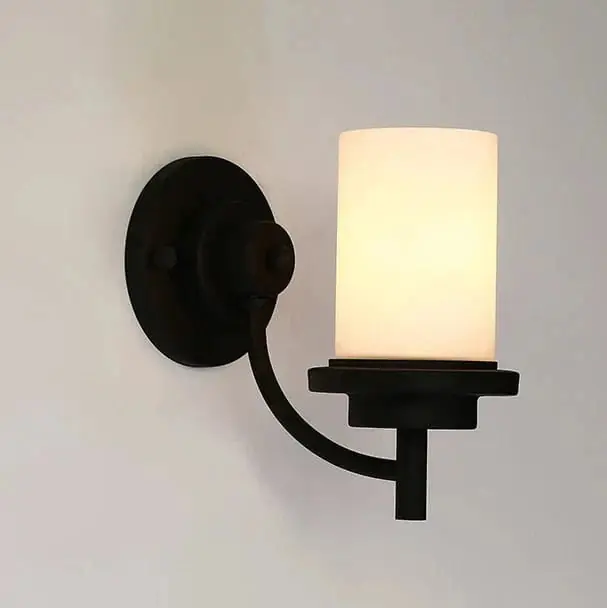 Applique murale en verre dépoli moderne - Style américain chinois
