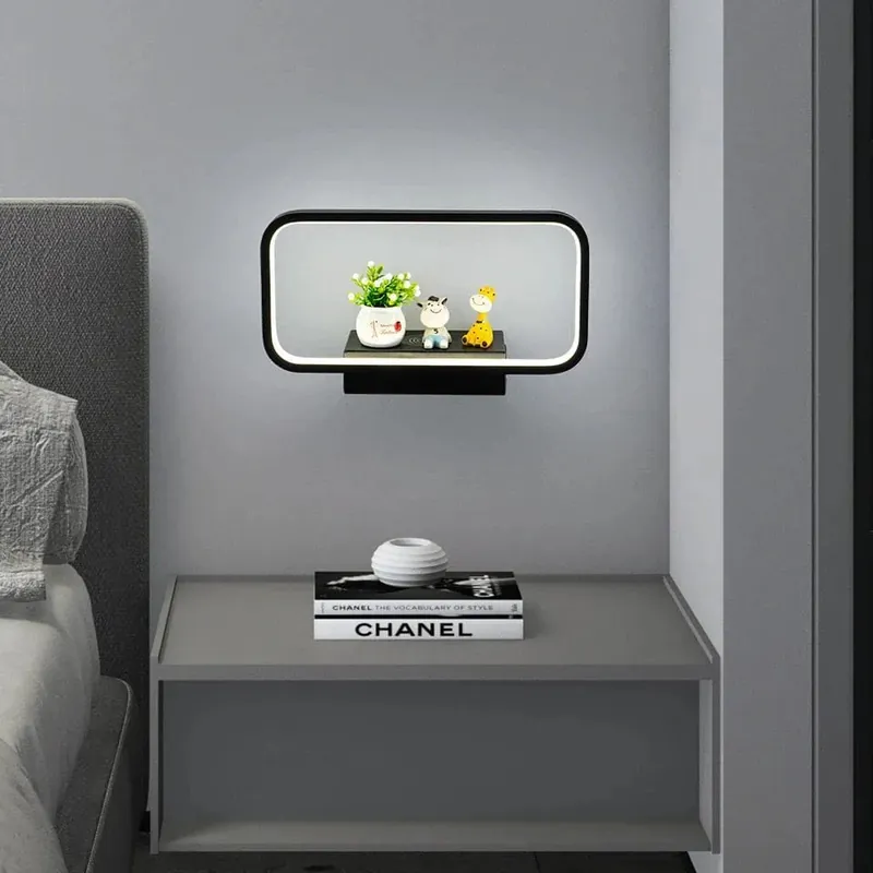 Applique Murale Tactile Moderne avec Variateur et Charge USB Sans Fil