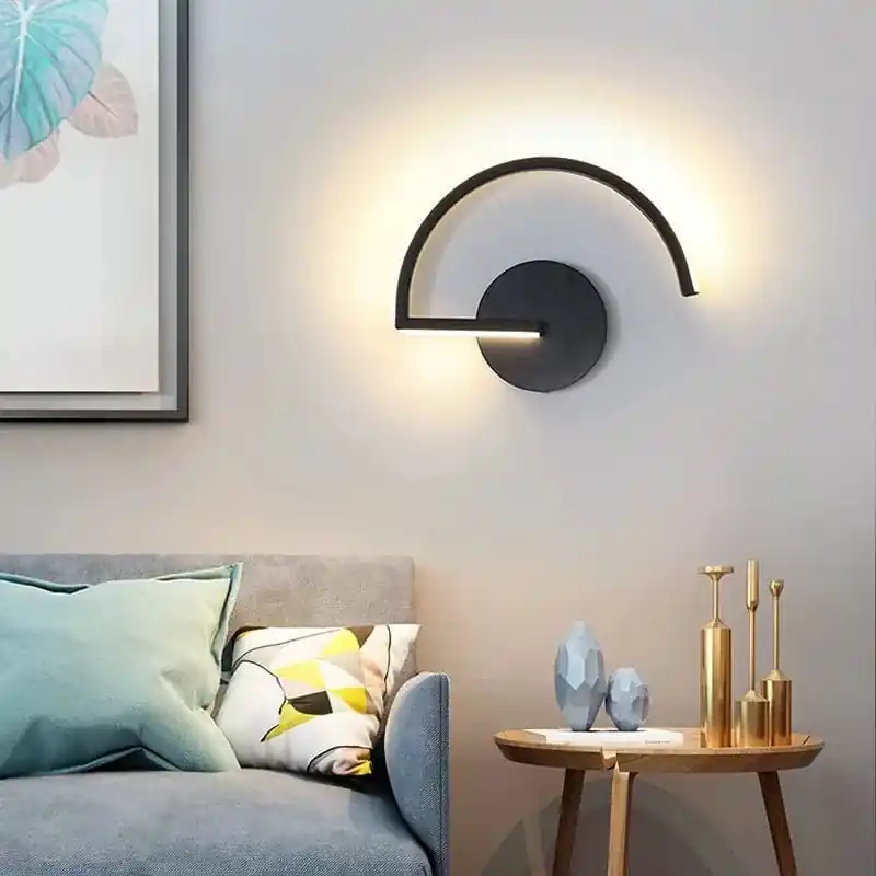 Applique Murale Art Nordique pour Salon - Design Minimaliste