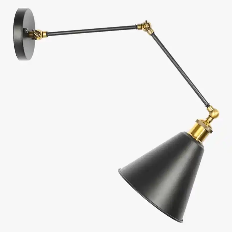 Applique murale Loft Industriel Rétro, Bras Long Luminaria LED.
