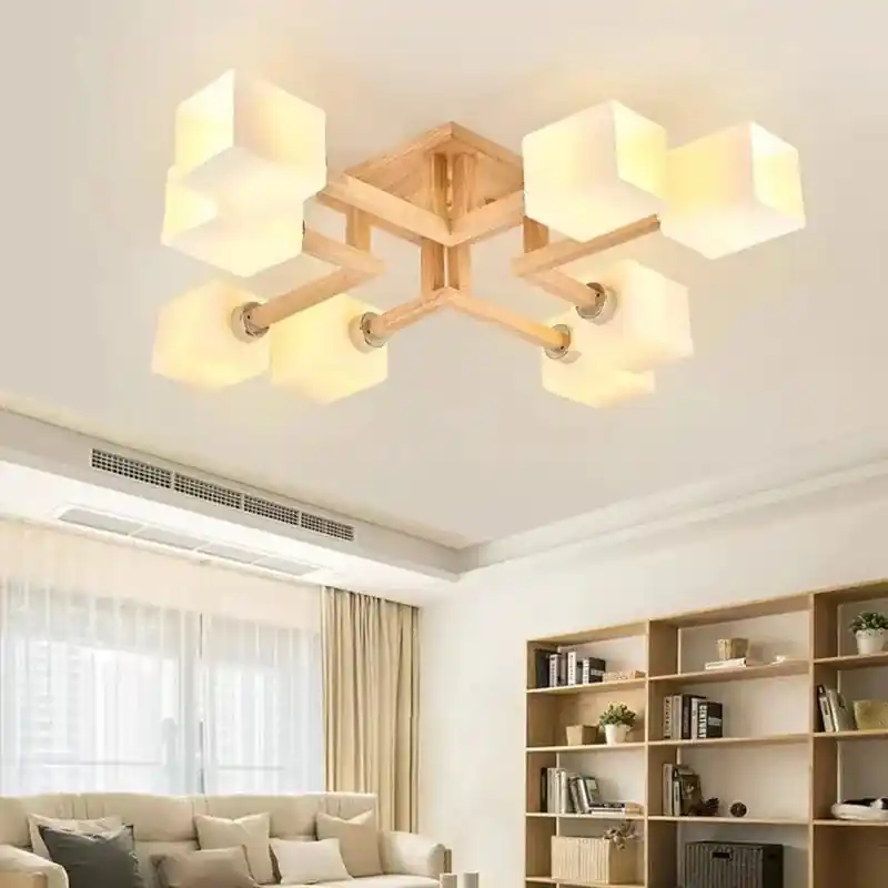 Plafonnier Japon - Design Bois