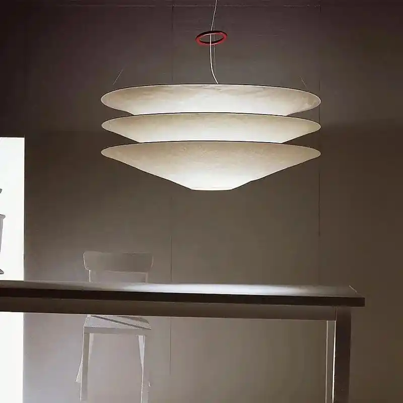Lustre nordique Wabi Sabi avec technologie LED pour un éclairage de style loft