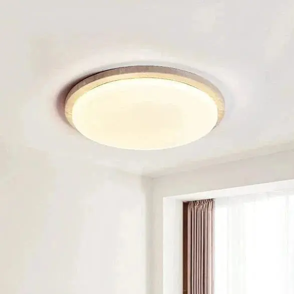 Plafonnier LED Japonais en Pierre de Grotte - Style Wabi-Sabi