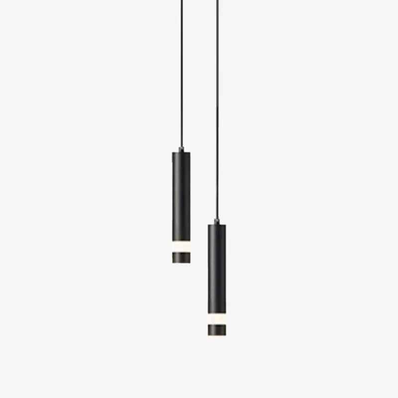 Lustre LED Tube Amias - Doré ou Noir