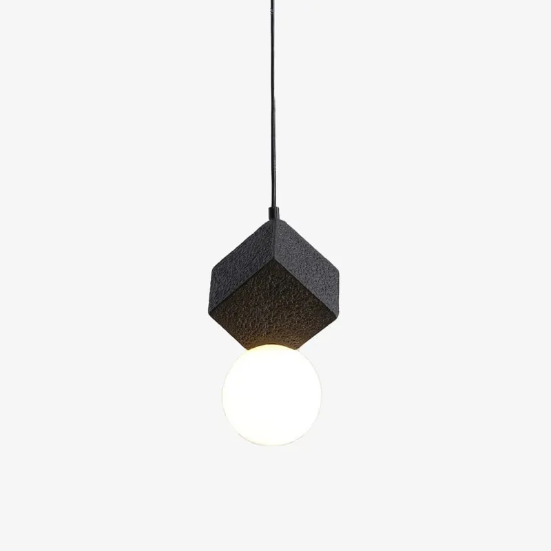 Suspension LED Wayne en résine innovante