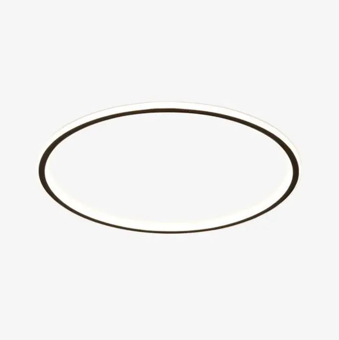 Plafonnier LED Marisol : Style Moderne en Anneau Métallique