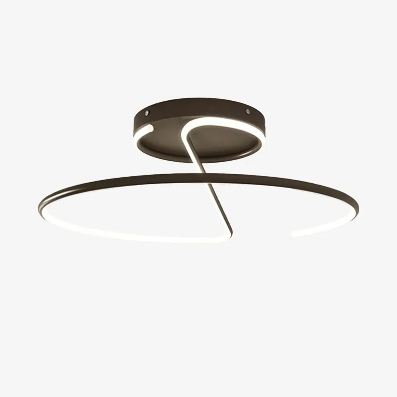 Plafonnier LED Cercle Métallique Diana