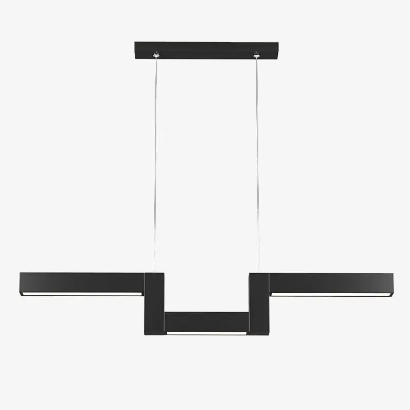 Lustre LED moderne \\"Z Noir\\" par Yeray
