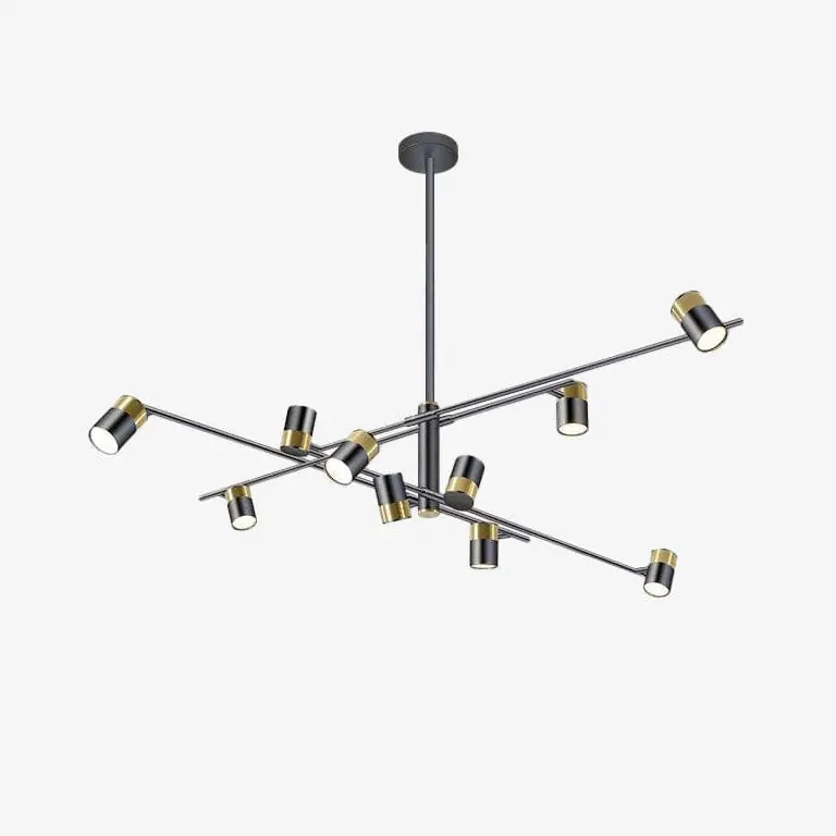 Lustre design LED Caeli Steel Rotation