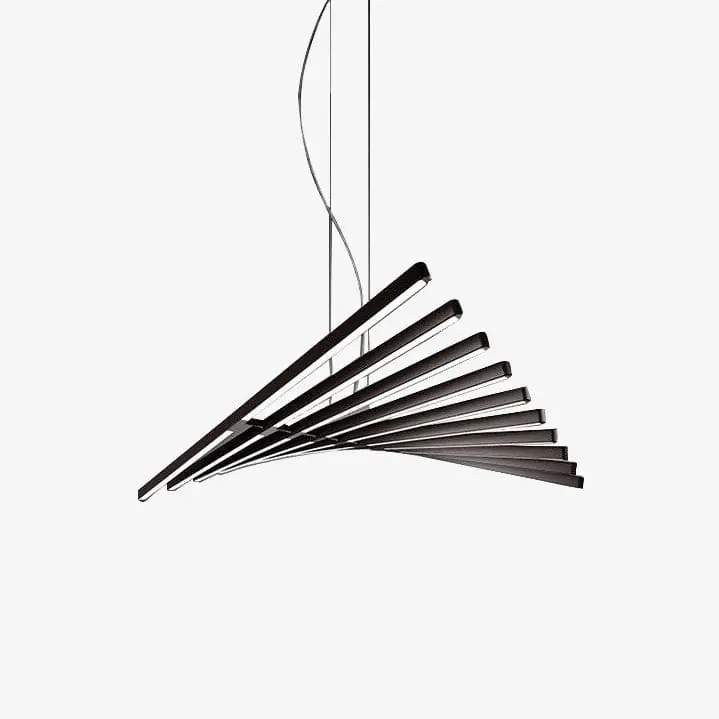 Lustre LED design Lucian - Baguettes métalliques ajustables