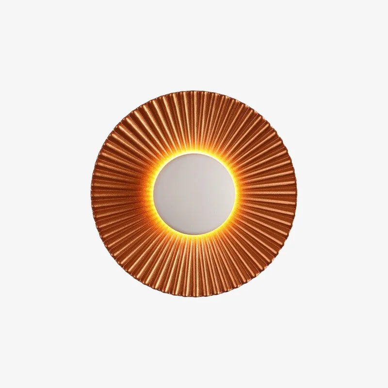 Applique murale LED moderne \\"Soleil Métallique Hasna\\"