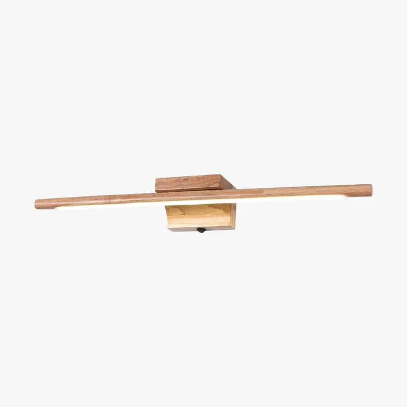 Applique murale scandinave LED en bois - Aroa Mirror
