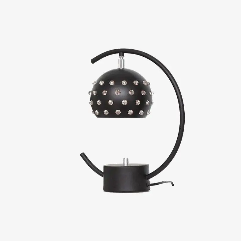Lampe de bureau en métal avec abat-jour style disco \\"Nest\\".