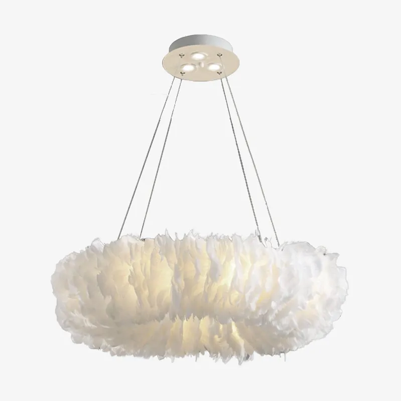 Lustre LED Floricenta en forme de pivoine