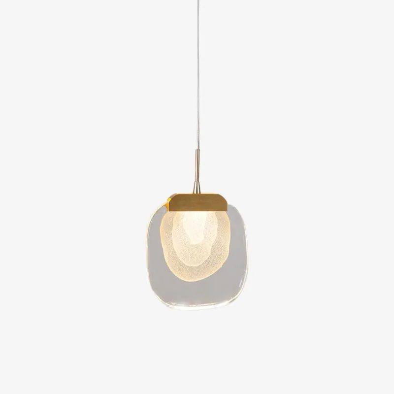 Suspension de luxe moderne avec lampe en verre Anamy