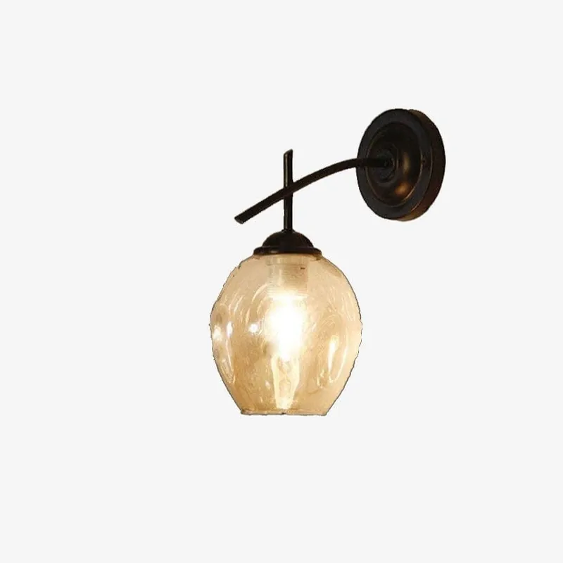 Applique murale industrielle en verre - Indoor Elegant