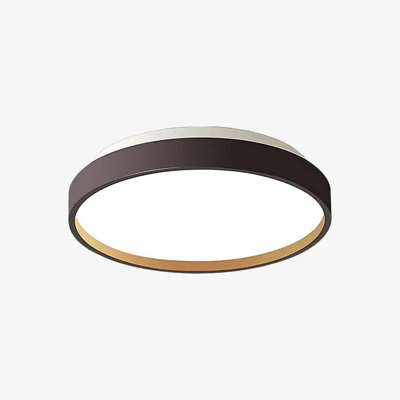 Plafonnier LED Glen, design métallique circulaire