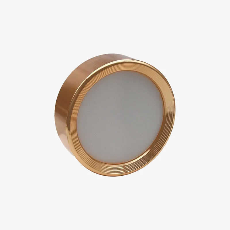 Spot design LED circulaire Jasob Aluminium Color.
