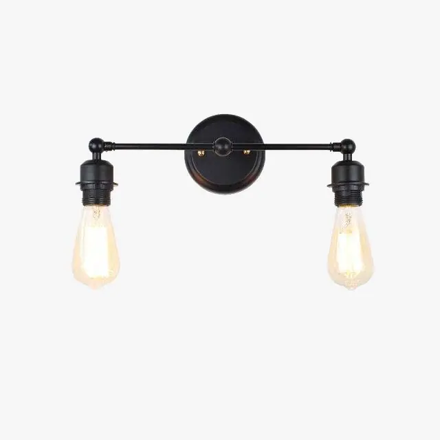 Applique murale LED double bras Flaming Vintage