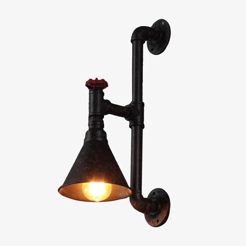 Applique murale LED industrielle Pekoso
