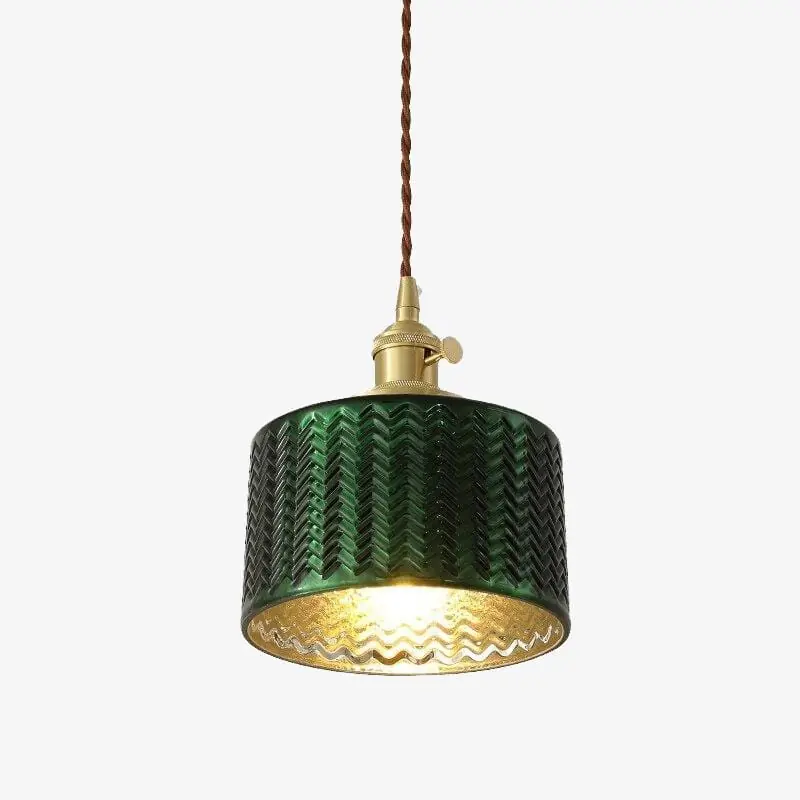 Suspension LED Dena - Édition Vert Doré