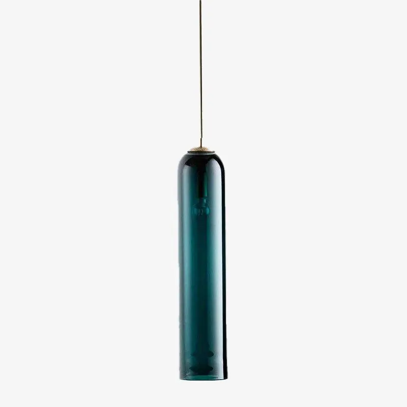 Suspension LED cylindre en verre Creative