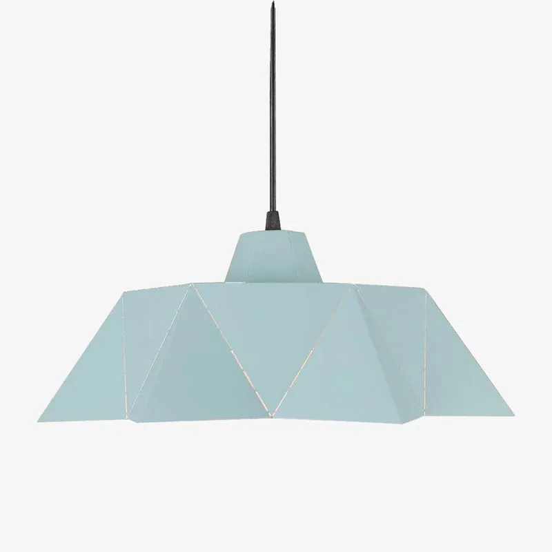 Suspension rétro à LED avec abat-jour triangular Vintage