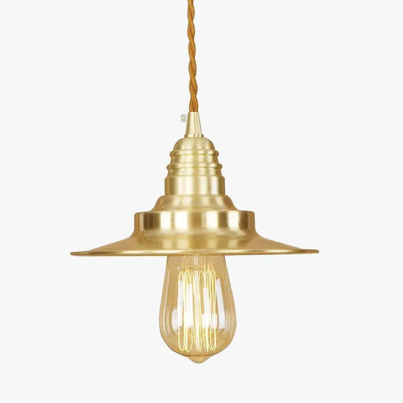 Suspension lumineuse LED dorée Loft Novelty