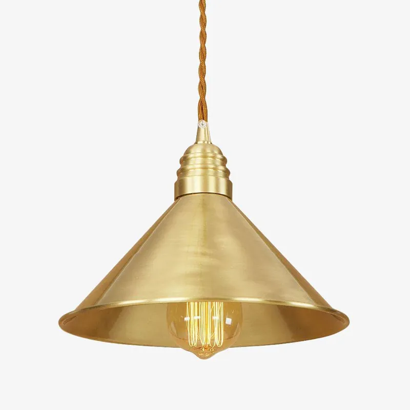 Suspension LED Iron Loft - Élégance Dorée