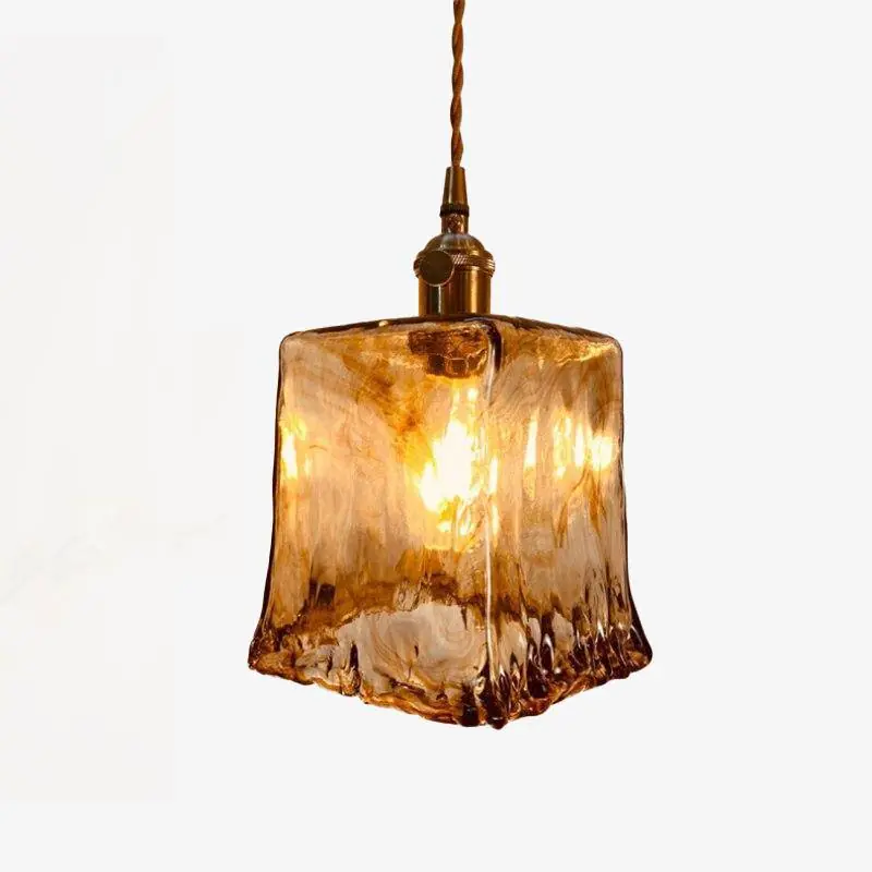 Suspension LED Ambrée Rétro