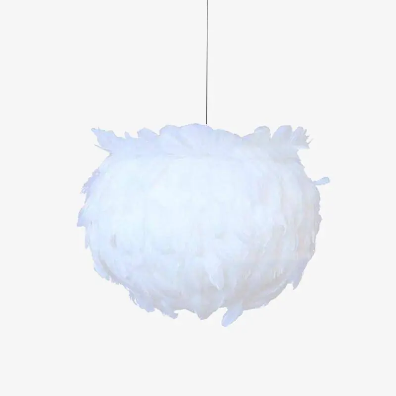 Suspension Plûmes LED Blanc Loft