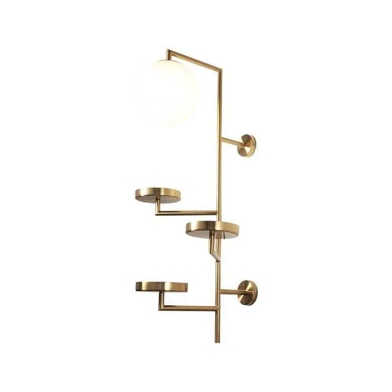 Applique murale design LED \\"Golden Discs\\"