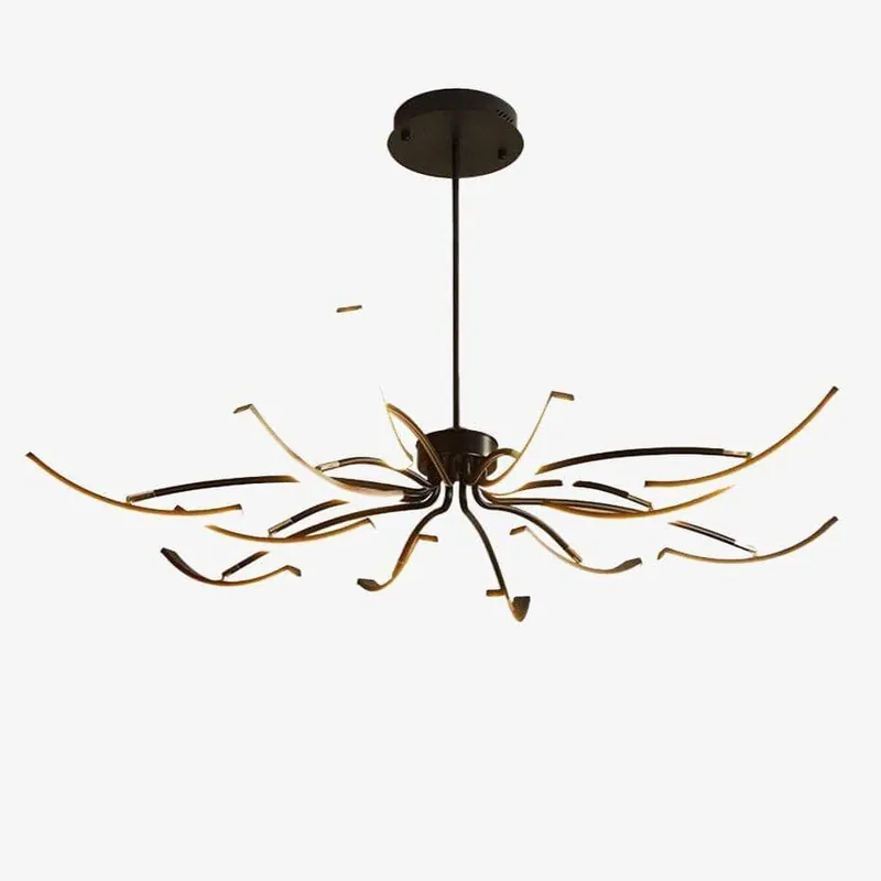 Lustre design à LED Kyio en métal