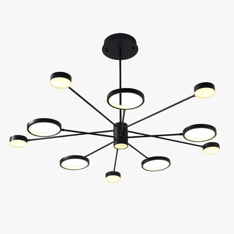 Lustre LED Noir Creative