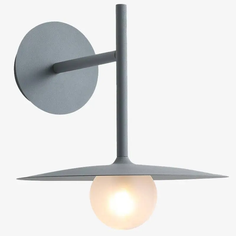 Applique murale design LED en métal avec boule verre Loft