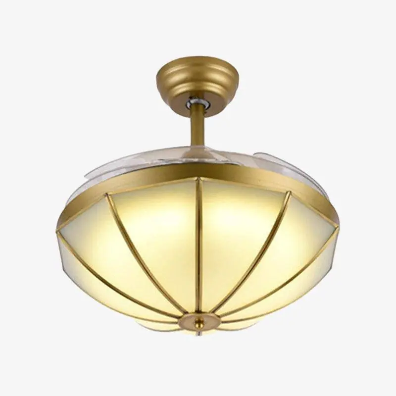 Suspension rétro à LED Copper en métal doré