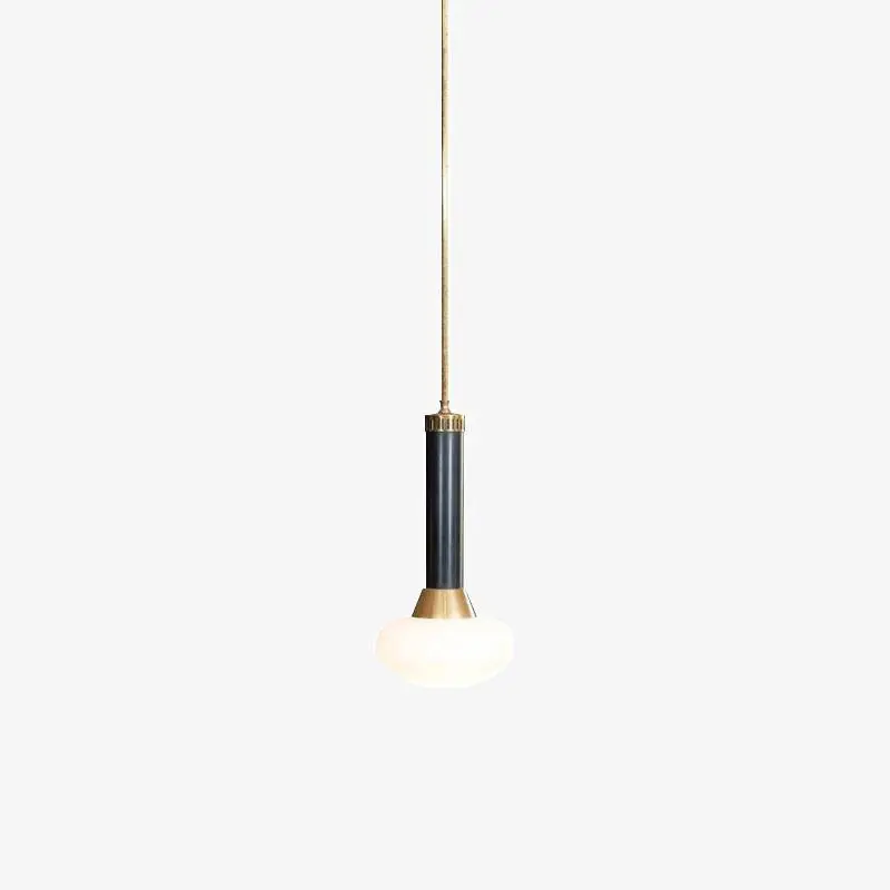 Suspension design LED dorée pour Loft.