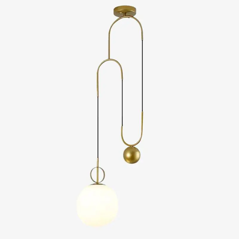 Suspension LED design doré Shadow