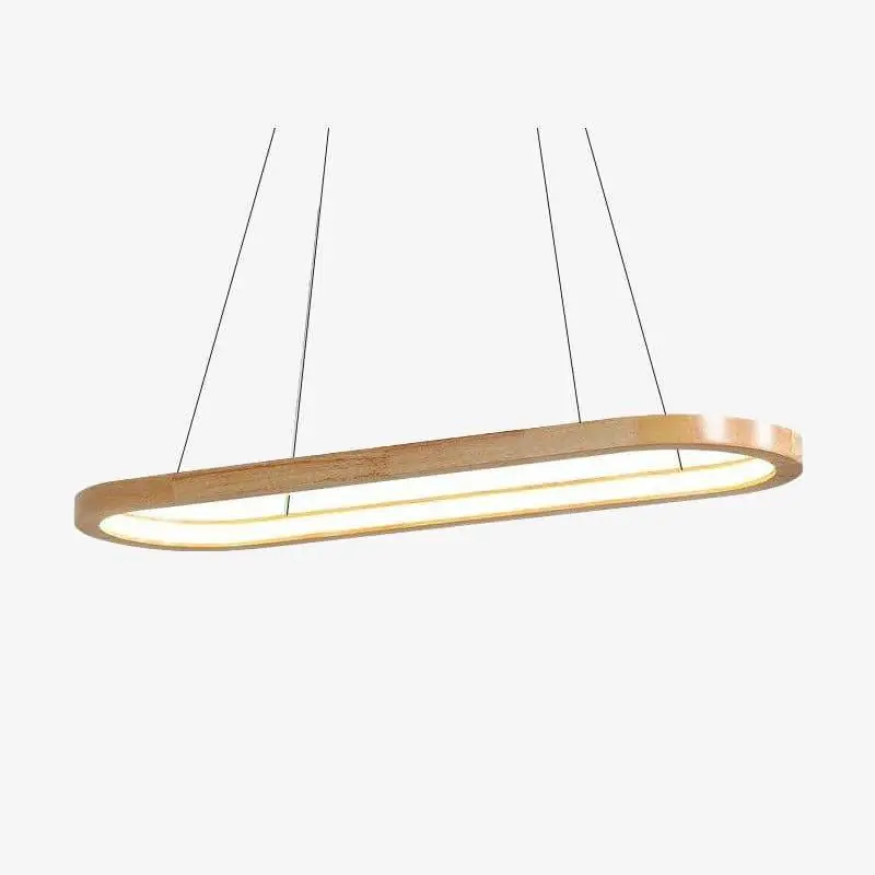 Lustre LED WoodRing Nordic