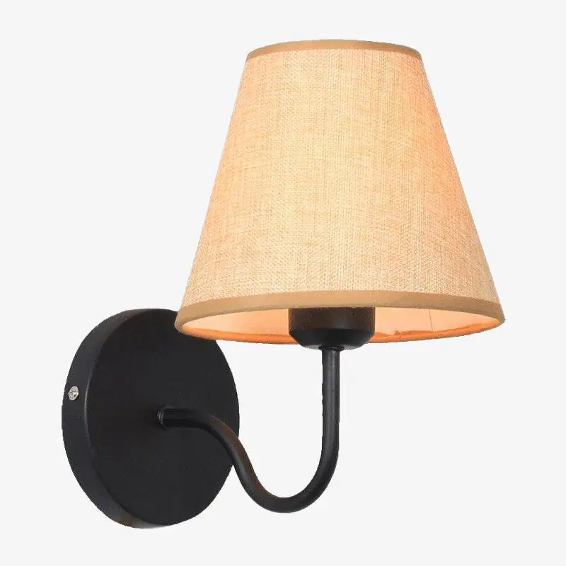 Applique LED Sconce en tissu