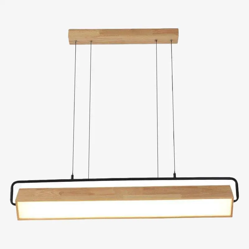 Lustre LED Hang en bois modernisé