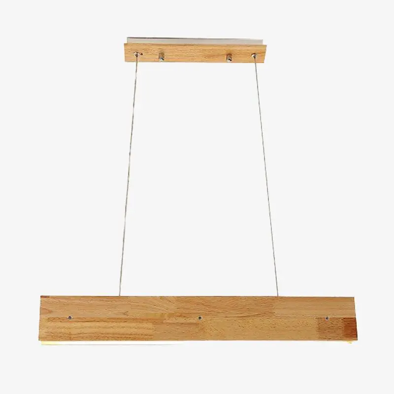 Suspension LED Rectangle Bois Scandinave