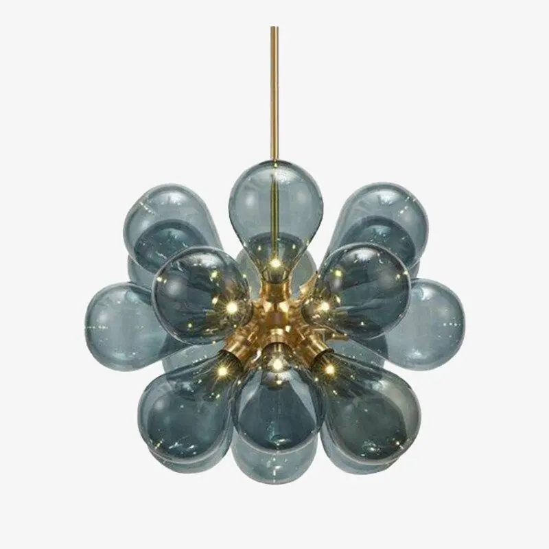 Suspension LED en verre coloré Glass Luxe