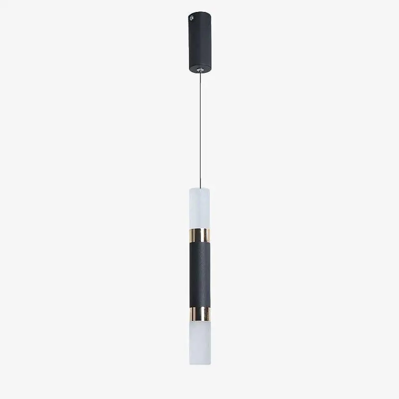 Suspension LED cylindrique Mosko en acier