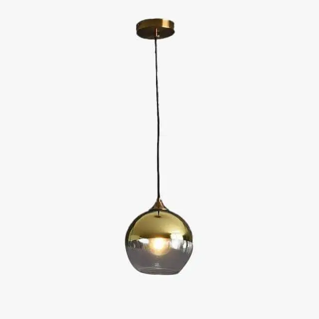 Suspension LED Loft en verre fumé