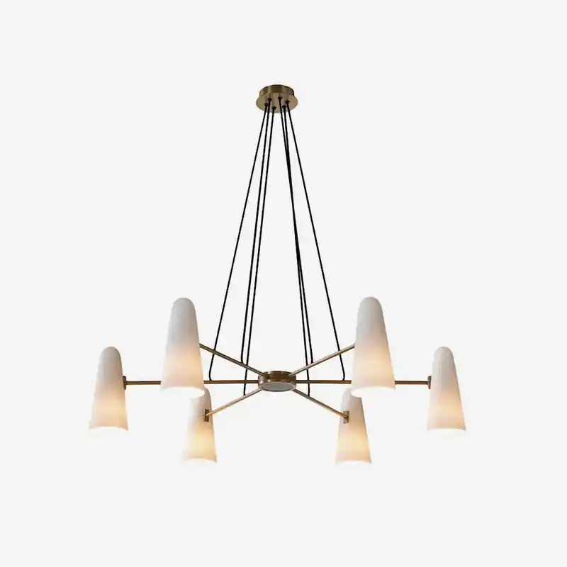 Lustre LED cuivre Luxury