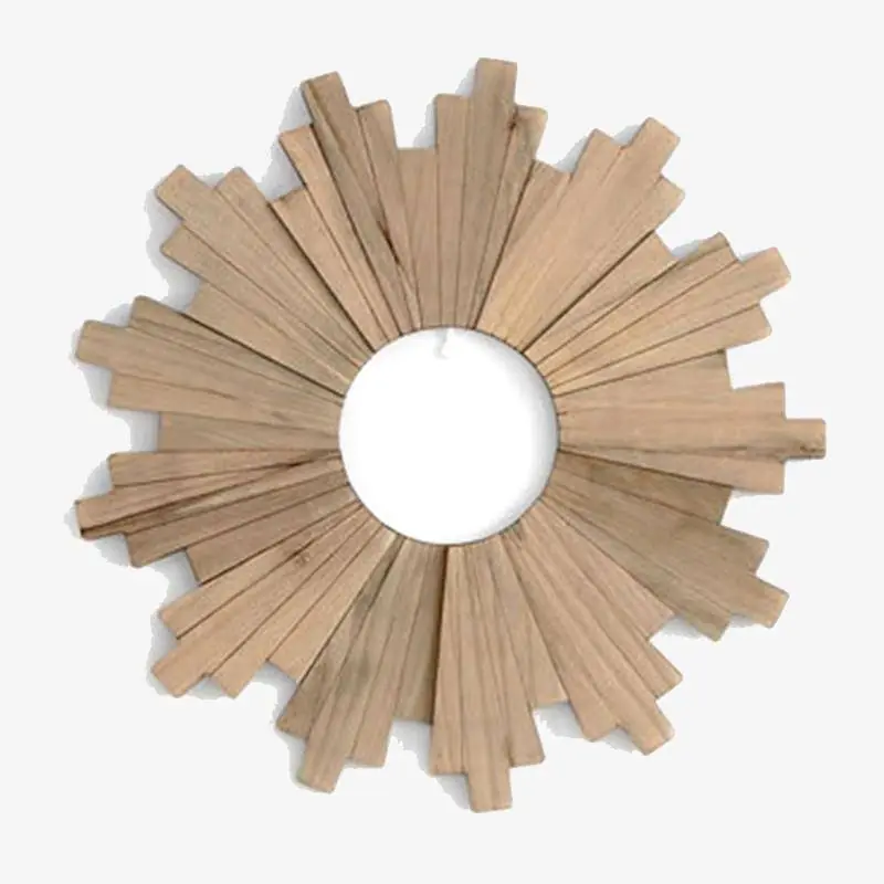 Miroir solaire en bois design