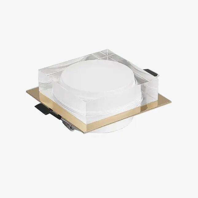 Spot LED Carré Chromé \\"Design\\"