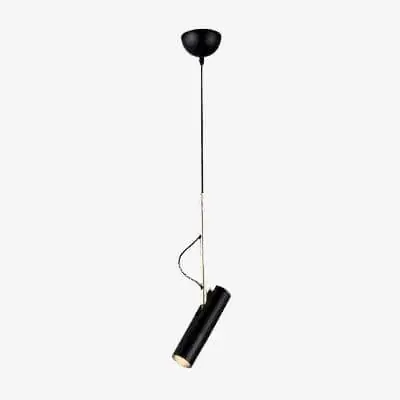 Suspension LED design avec abat-jour cylindrique en métal - Intérieur