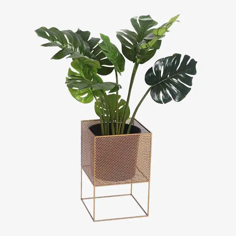 Piédestal Haut Design en Métal Coloré - Creative Stand